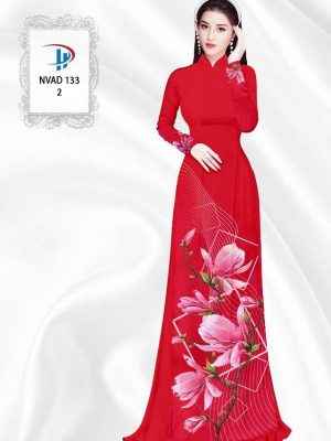 Vải Áo Dài Hoa In 3D AD NVAD133 41